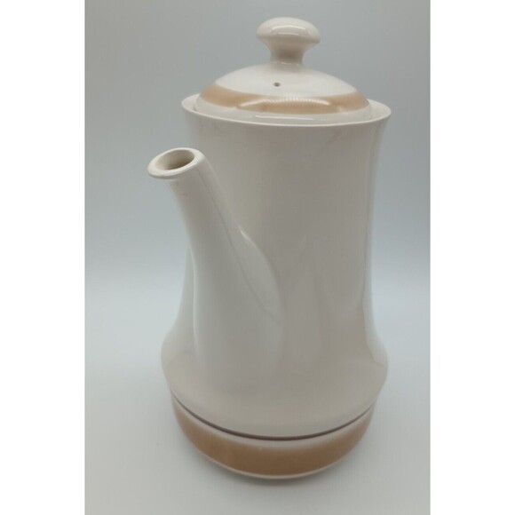 Water Colors Hand Decorated Stoneware Hearthside Coffee/Tea Pot - Picture 4 of 9